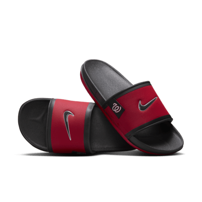 Nike flip flops men red on sale